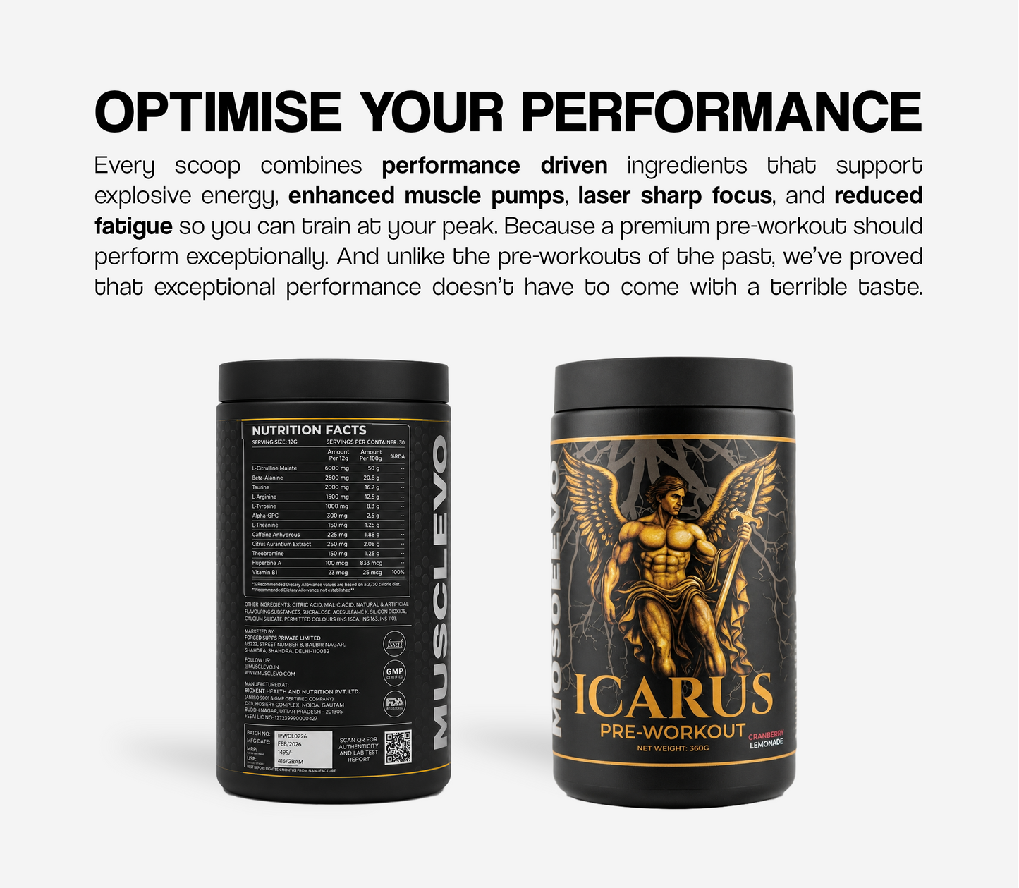 ICARUS Pre Workout