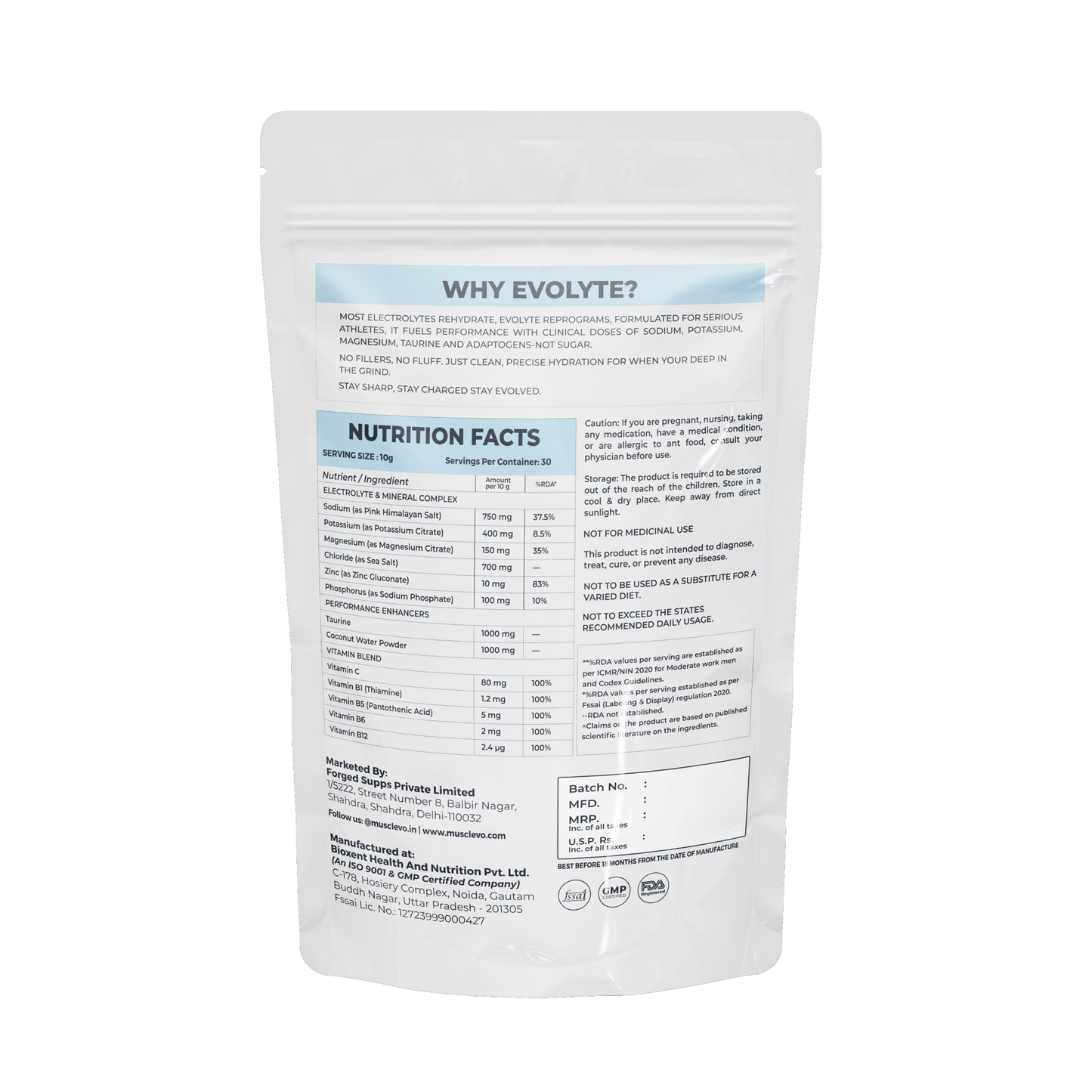 EVOLYTE by MUSCLEVO